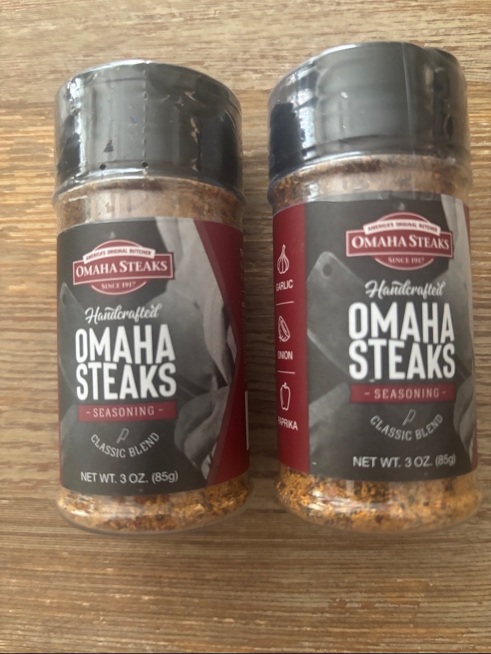 Omaha Steak Seasoning - 2 Bottles - New